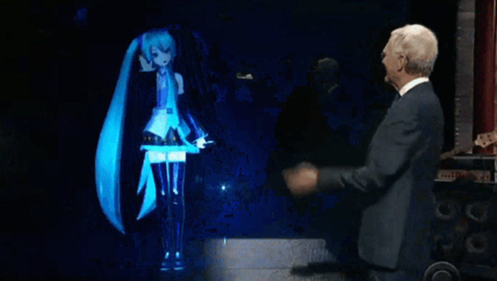 Virtual Idol Hatsune Miku Makes Her Late Show Debut with David Letterman – [VIDEO]