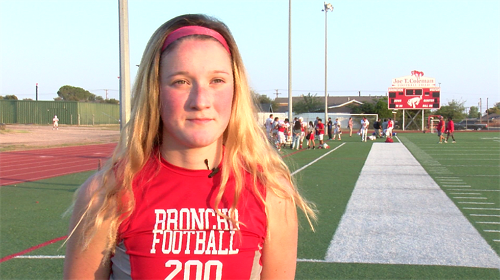 Odessa High School Female Kicker is Proving Football is Not Just For Guys