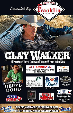 Clay Walker Is Live This Saturday