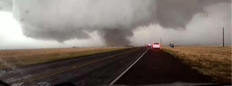 Check Out The Massive Tornado That Touched Down Just North Of Midland/Odessa
