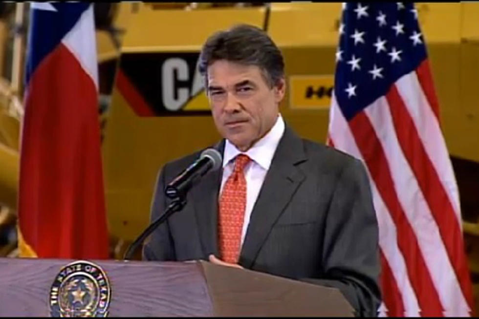 Governor Rick Perry Says He Won’t Run For Re-election in 2014