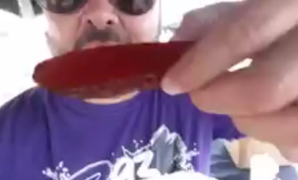 Leo Eats A Kool Aid Pickle (Video)