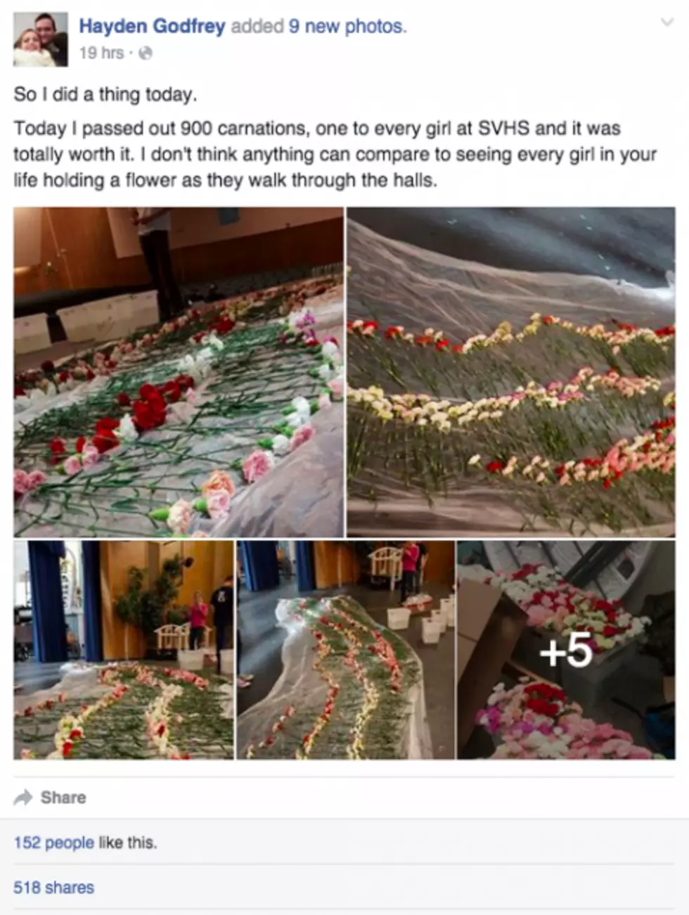 guy gives 900 flowers
