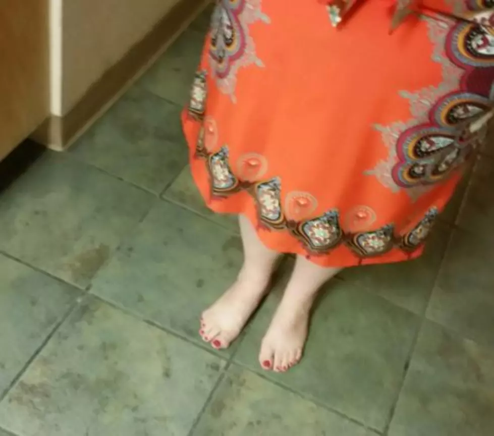 barefoot at work