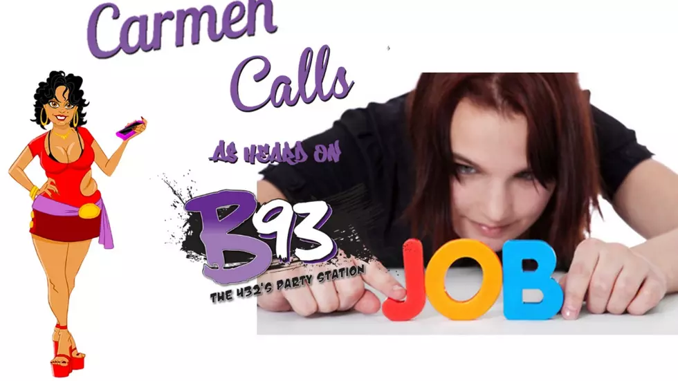 Carmen Calls And Needs a JOB! &#8211; Leo and Rebecca (Audio)