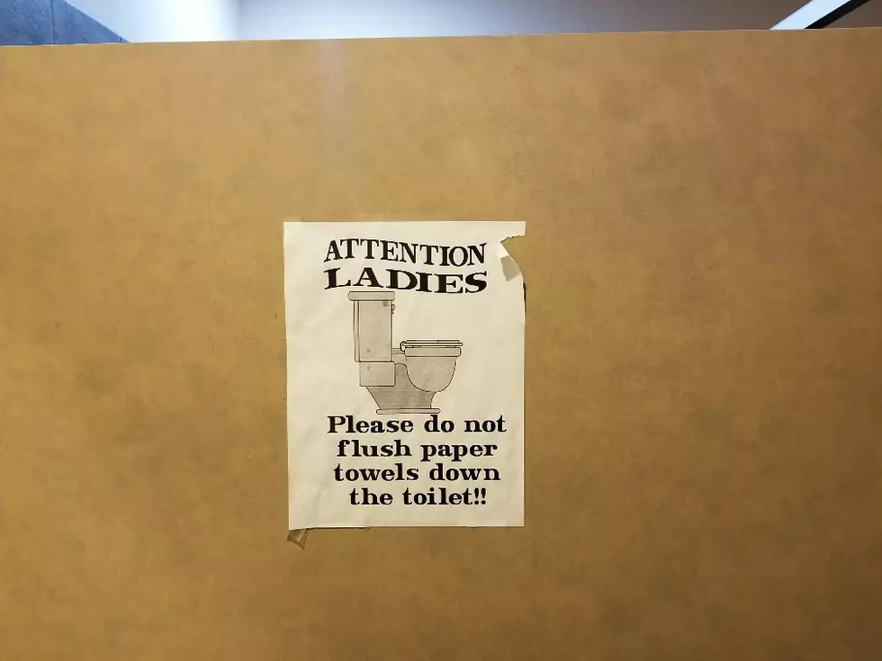 Crazy Signs Posted At Work &#8211; This Is In The Ladies Room At The Station