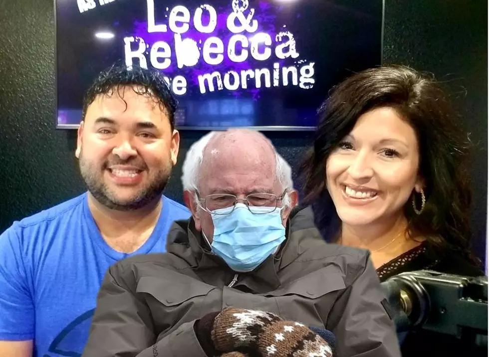 Leo and Rebecca and Bernie In The Morning – Bernie has gone viral this week.