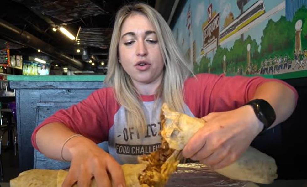 Was She Able To Do The Big Texas Breakfast Burrito Challenge?