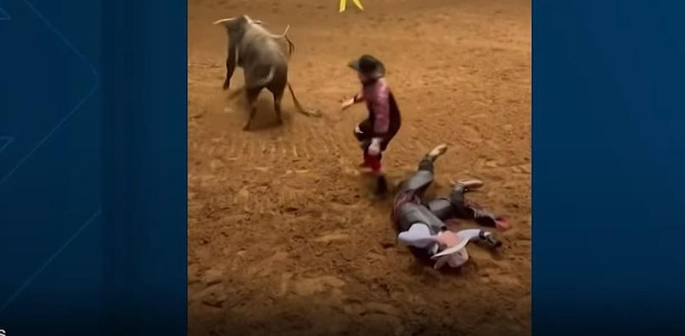 Video: Father Jumps In To Save Son From Bull At Rodeo In Texas!