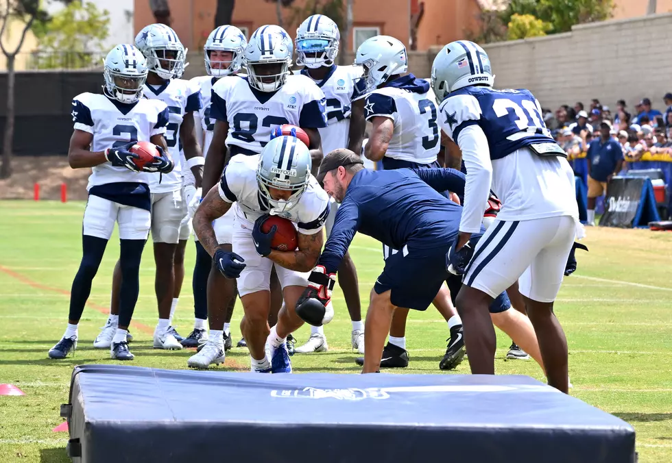 Shazam! Which Celebrity Dallas Cowboys Fanatic Is At Training Camp With The Boys?