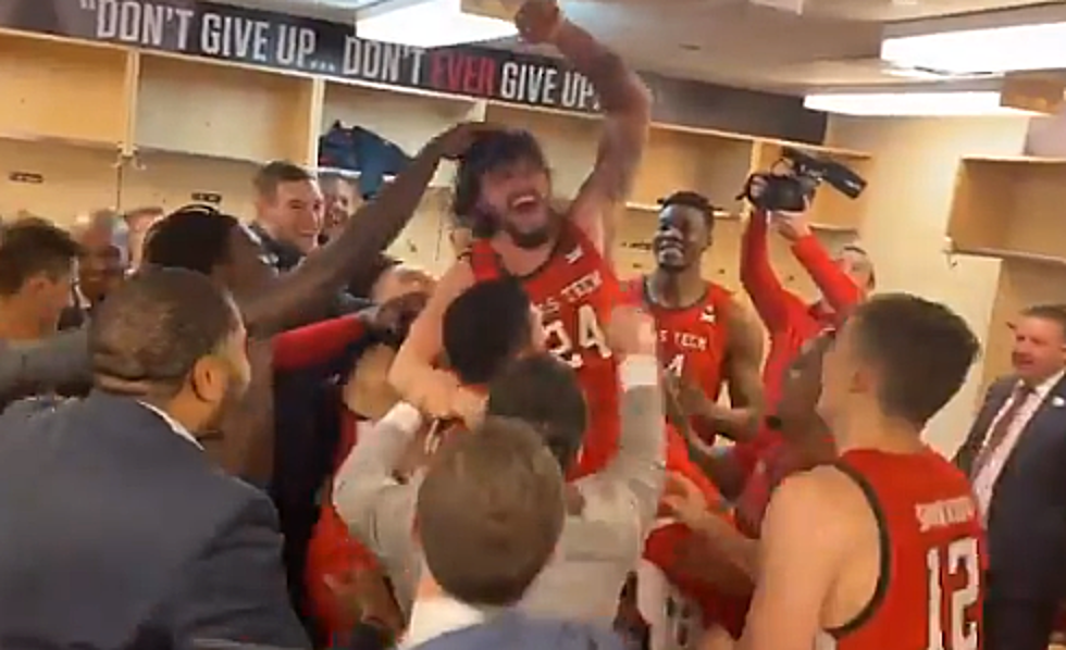 Avery Benson Crowdsurfs After Leading Texas Tech to Huge Win