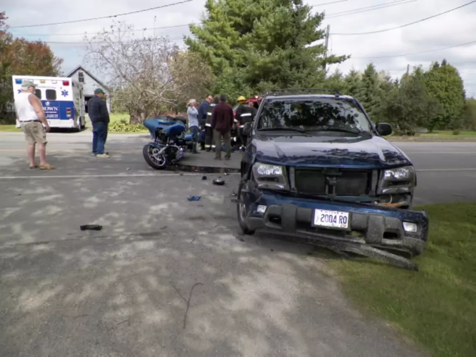 Two Sent to the Hospital After SUV Strikes Motorcycle in Easton