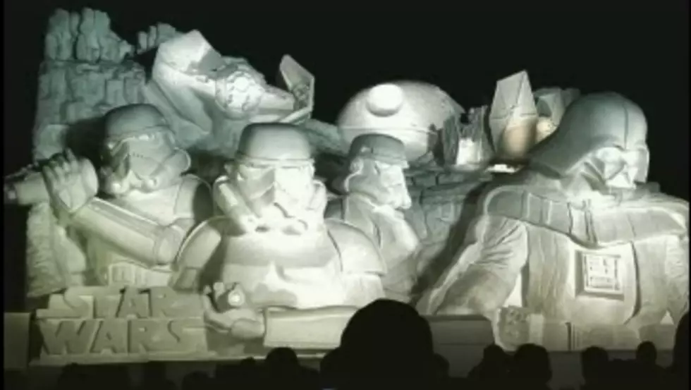 Star Wars Ice Sculpture Is Epic & A List Of Maine Snow Festivals! [VIDEO]