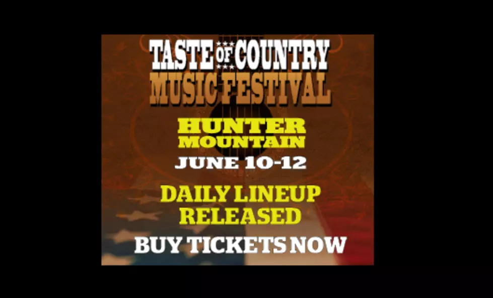 The Taste of Country Music Festival Daily Lineup!