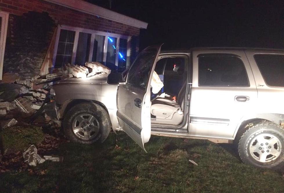 SUV Crashes Into Mapleton Home