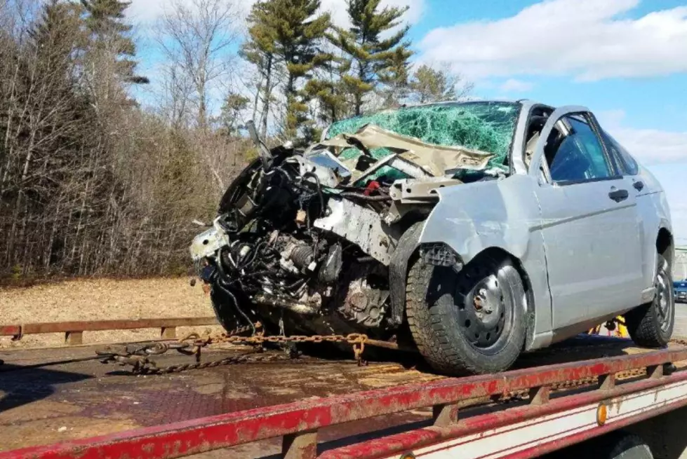 Driver Suffers Serious Injuries After I-95 Accident in Southern Maine [PHOTO]