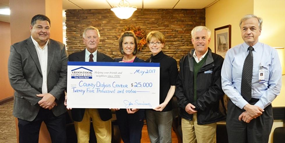 Area Bank Donates Funds for County Dialysis Center