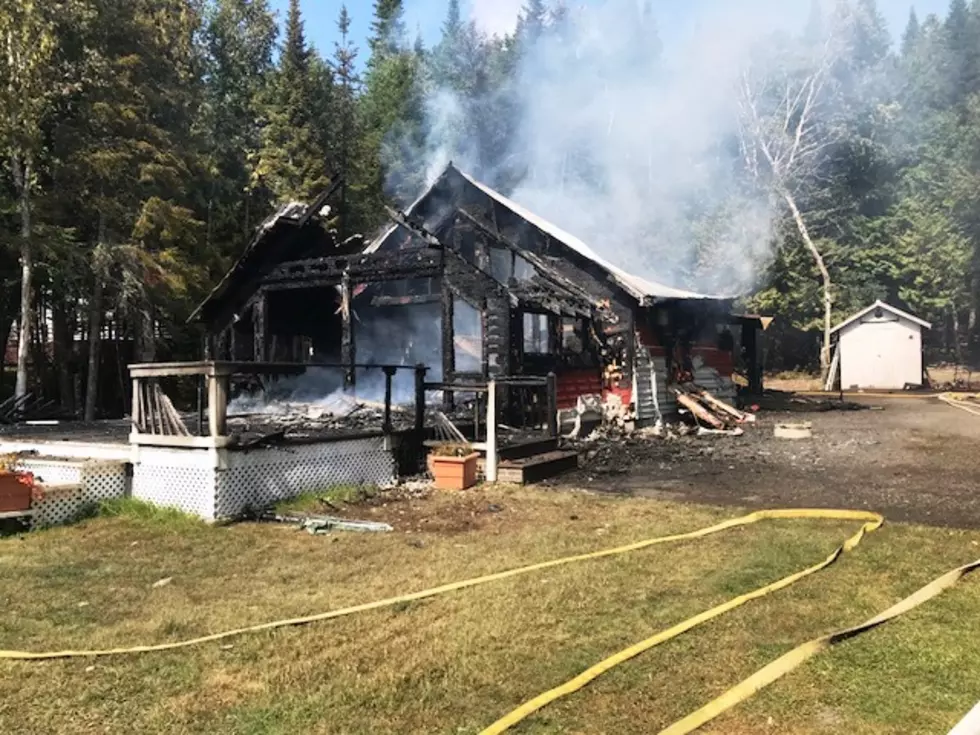 Fire Destroys Camp in Cross Lake Township, Maine