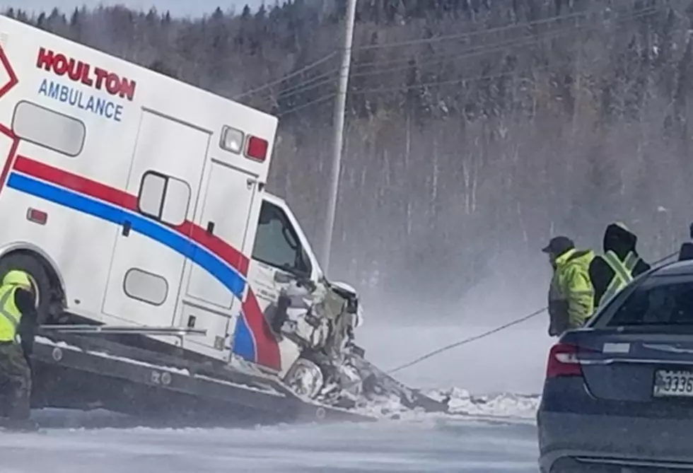 Multi-Vehicle Crash Involves Ambulance, Bridgewater, Maine