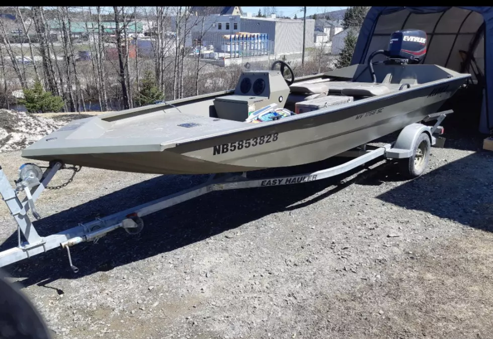 Boat & Trailer Stolen from Driveway, Kedgwick, New Brunswick