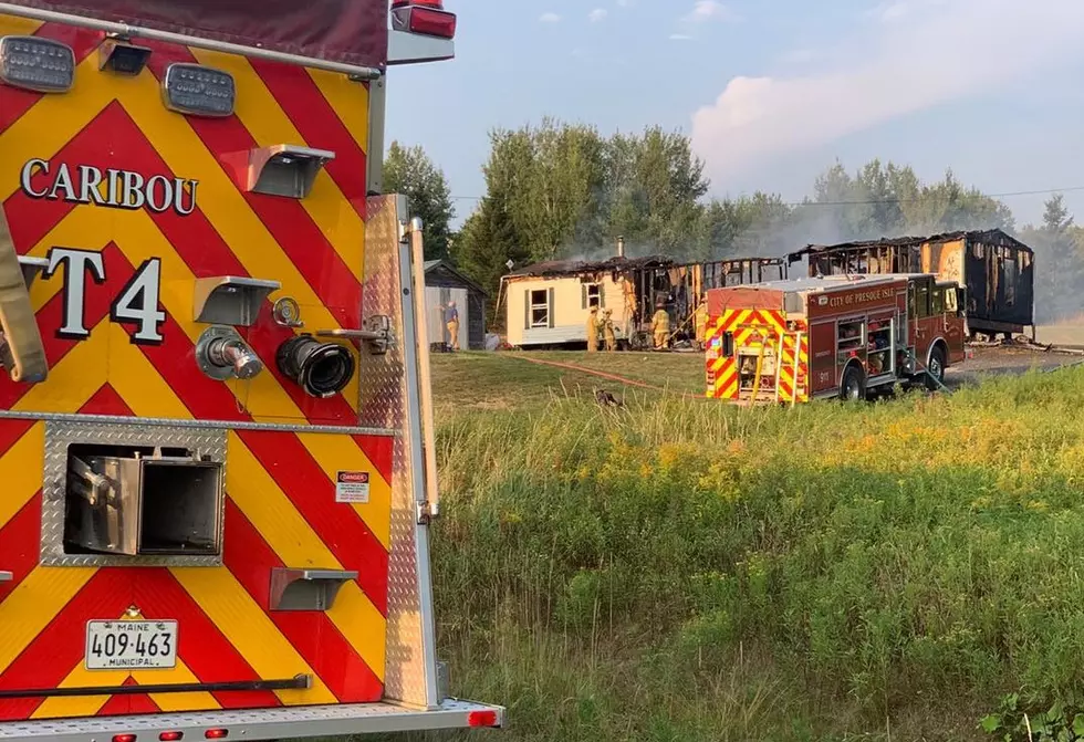 Two People Displaced after Mobile Home Fire, Presque Isle, Maine