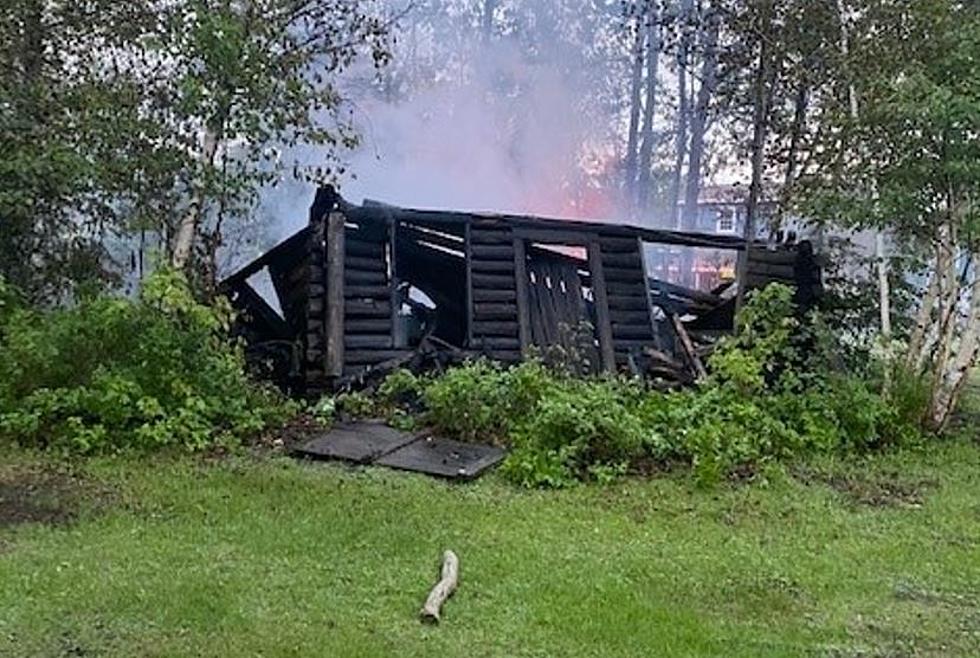 Firefighters Contain Cabin Fire, Cross Lake, Maine