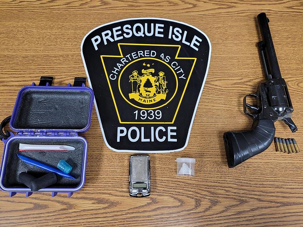 Police Arrest Subject with Drugs and Firearm, Presque Isle, Maine