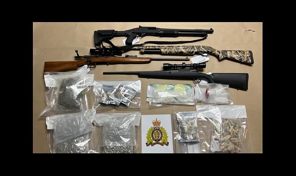 RCMP Seize Firearms & Drugs; Three People Arrested, Grafton, New Brunswick