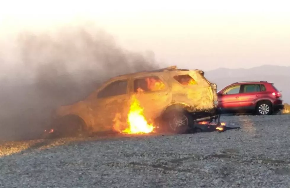Three Vehicles Caught on Fire at the Summit of Mt. Washington