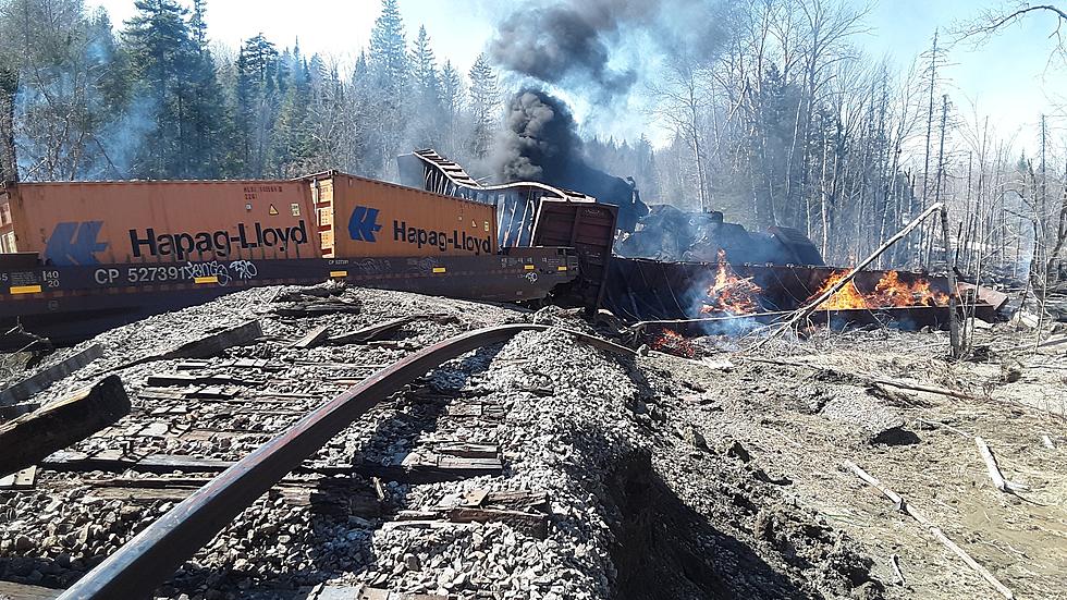 Train Derailment in Maine: Fire Out + Hazardous Materials Removed