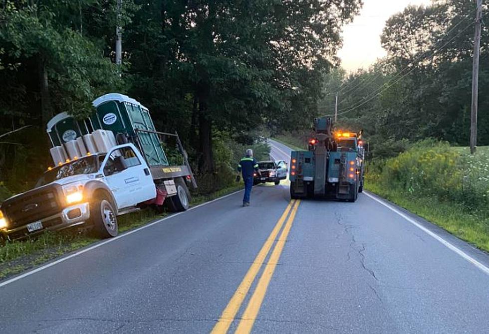 Stolen Truck Carrying Porta-Potties Found on Maine Road