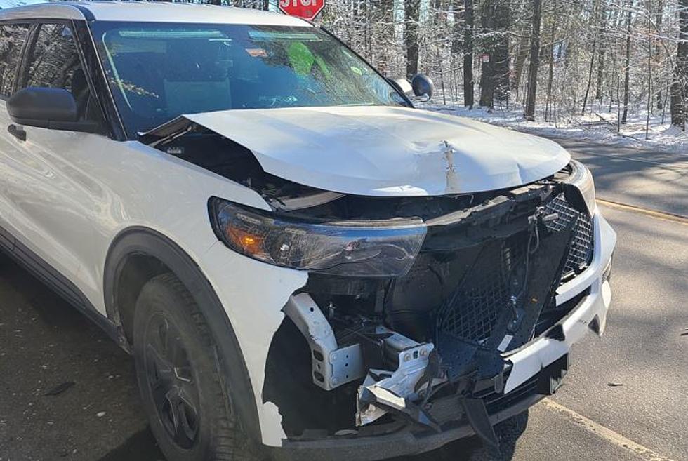 Man Arrested after Hitting Maine Cruiser & Chase in Stolen Truck
