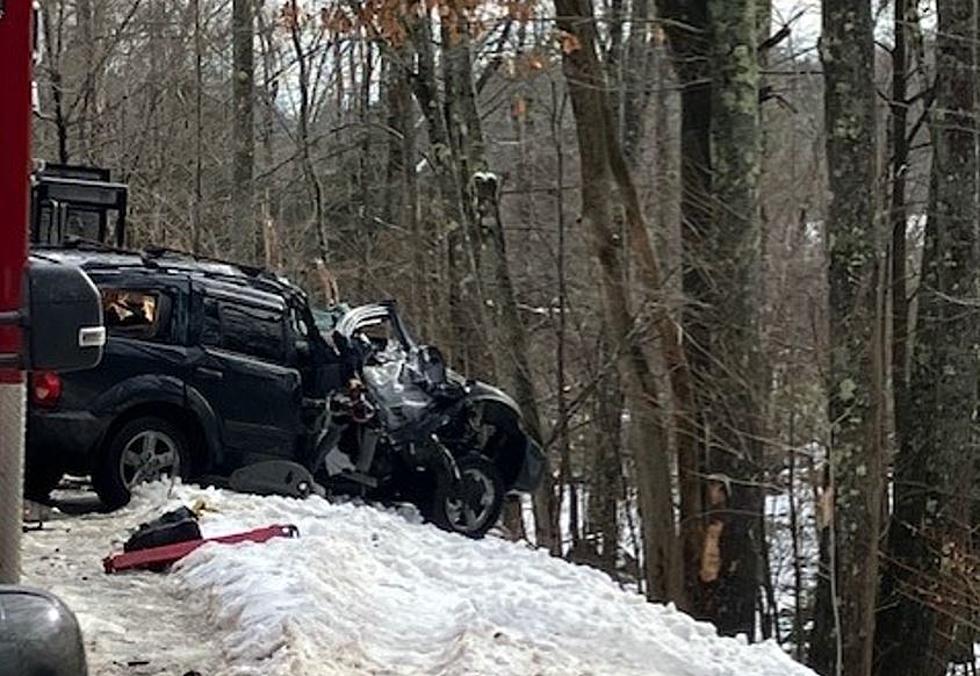 One Person Trapped in Car & Two More Injured after Crash in Maine