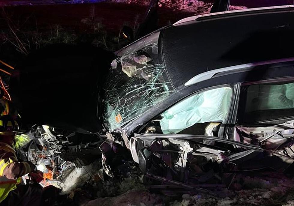 Four People Injured after Hitting Guardrail and Crashing in Maine