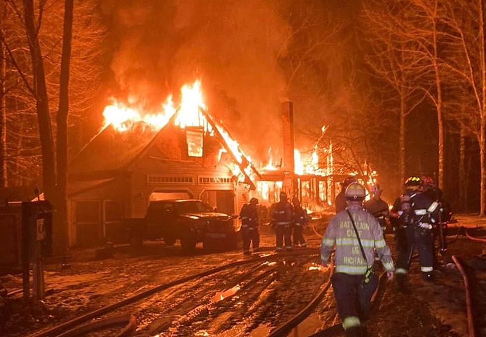 House Destroyed by Early Morning Fire In Maine