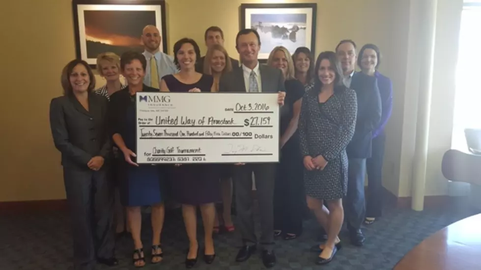 Insurance Company Donates over $27,000 to United Way