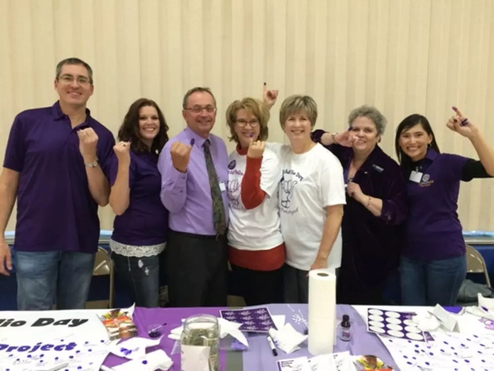 Rotary, UMPI present 5th Annual World Polio Day Purple Pinkie Project