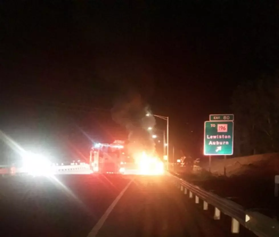 Motorist Escapes Car Fire on Turnpike