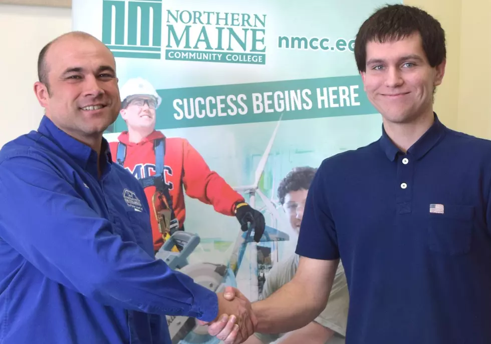 Lumber Dealers Association Presents  NMCC Student with Scholarship