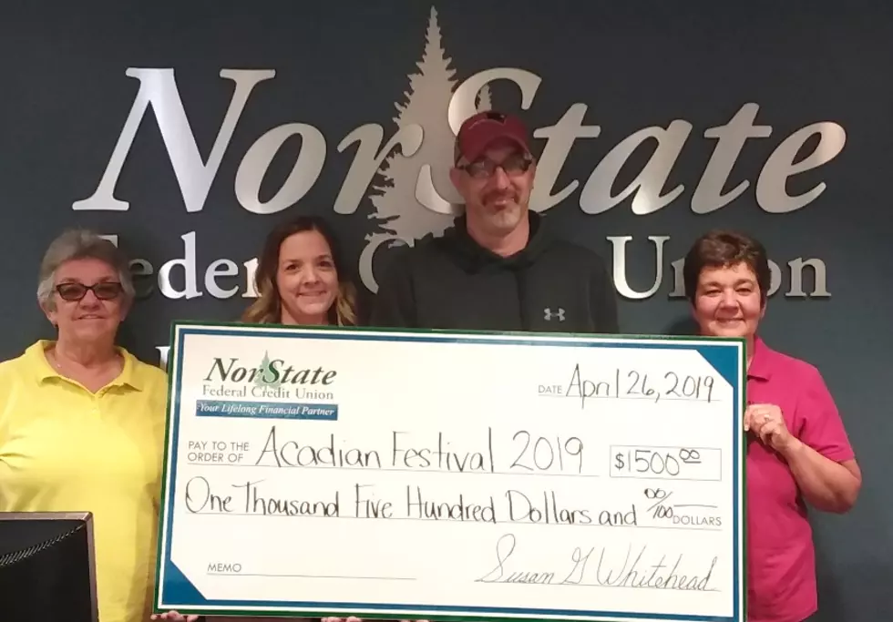 NorState Donates $1,500 Toward 2019 Acadian Festival