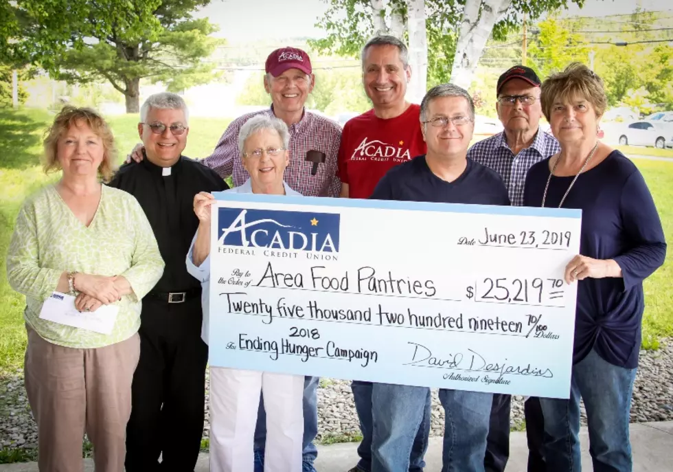 Acadia FCU Raises Over $25k to Help Combat Hunger in Maine