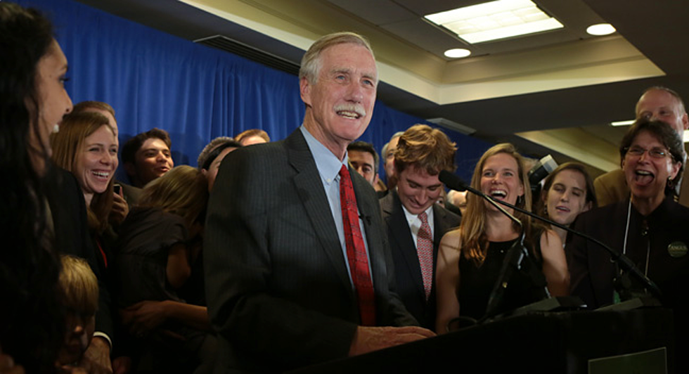 Former Governor Angus King Wins Maine Senate Seat Election