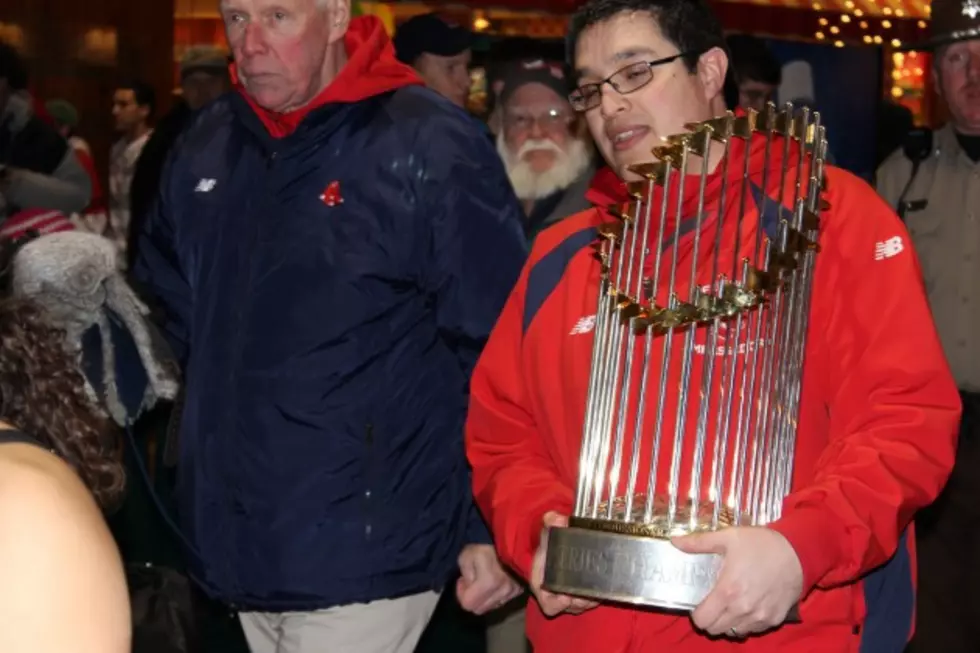World Series Trophy Arrives at Aroostook Centre Mall