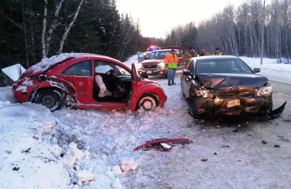 No Serious Injuries in Mapleton Crash