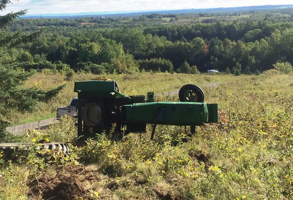 Houlton Man Hospitalized After Tractor Rollover