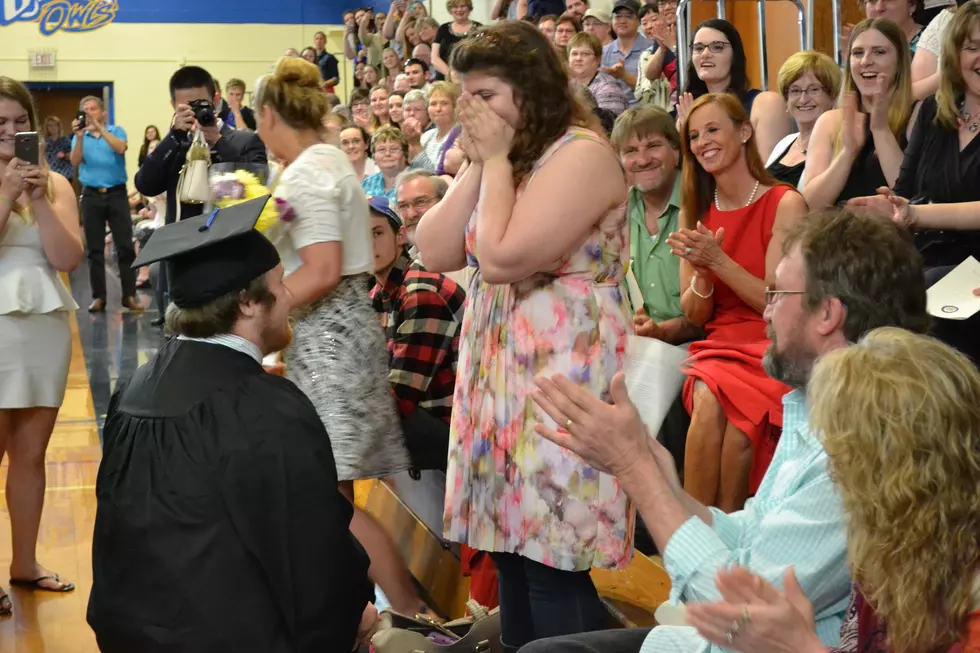 University of Maine at Presque Isle Graduation Includes Marriage Proposal [VIDEOS]