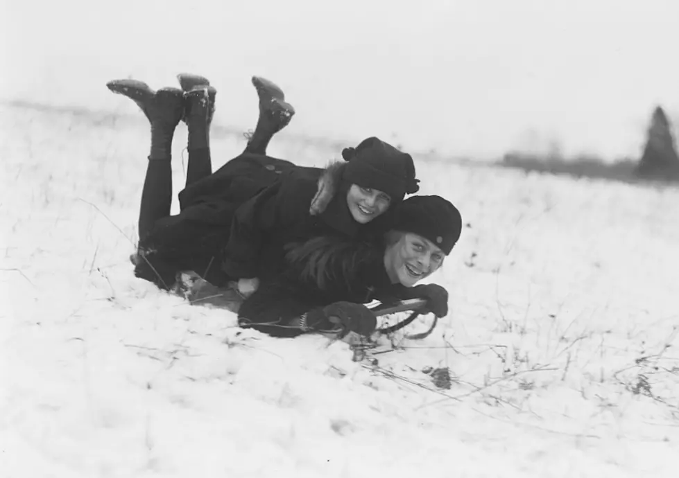 Playing in the Snow in Years Gone By [Vintage Photos]