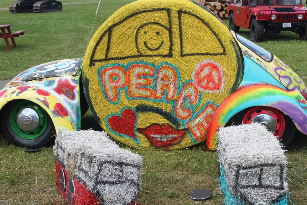 Community Shows Support Of The Northern Maine Fair With Hay Bales [PHOTOS]
