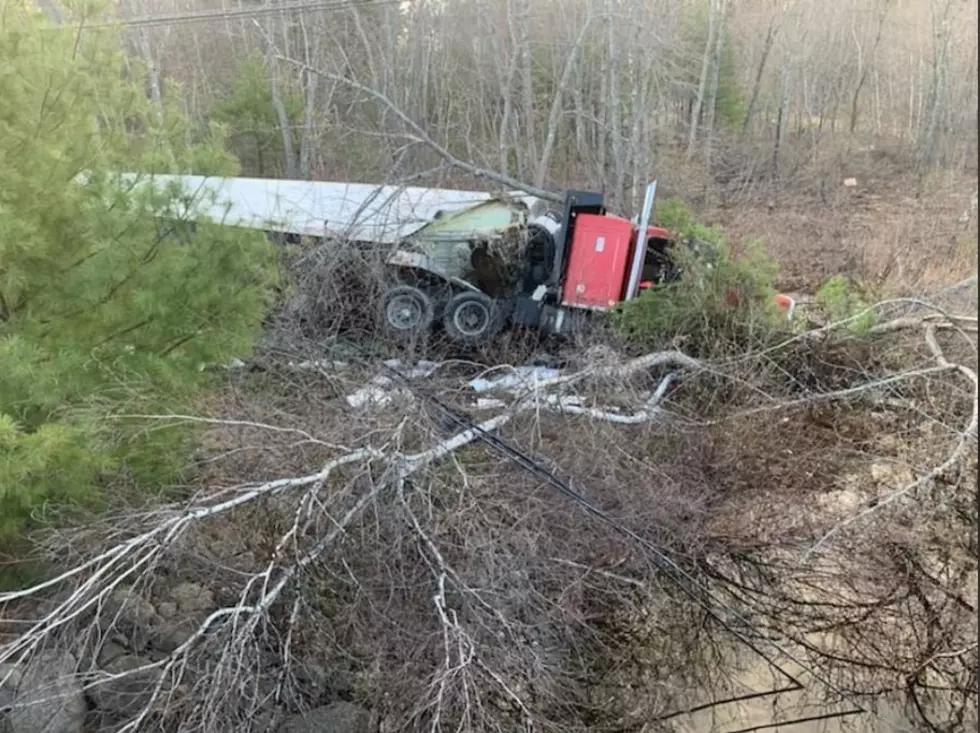 Tractor-Trailer Loaded With Potatoes Crashes in Fryeburg