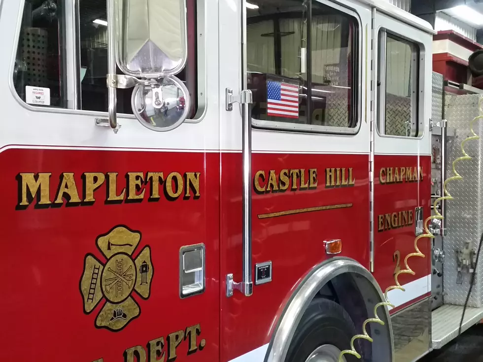 Fire Damages Home on State Road in Mapleton